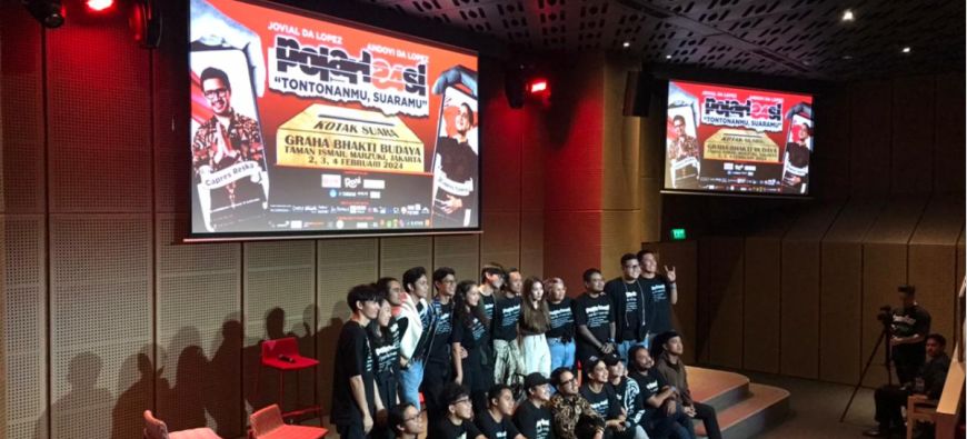 Andovi dan Jovial da Lopez Ramaikan Pemilu dengan Drama Musikal 'Polari24si Musikal' 
