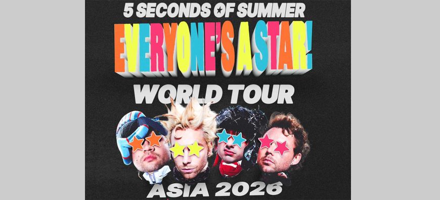 5 Seconds of Summer Tambah Konser Encore di Jakarta untuk &ldquo;Everyone&rsquo;s A Star!&rdquo; World Tour Asia 2026